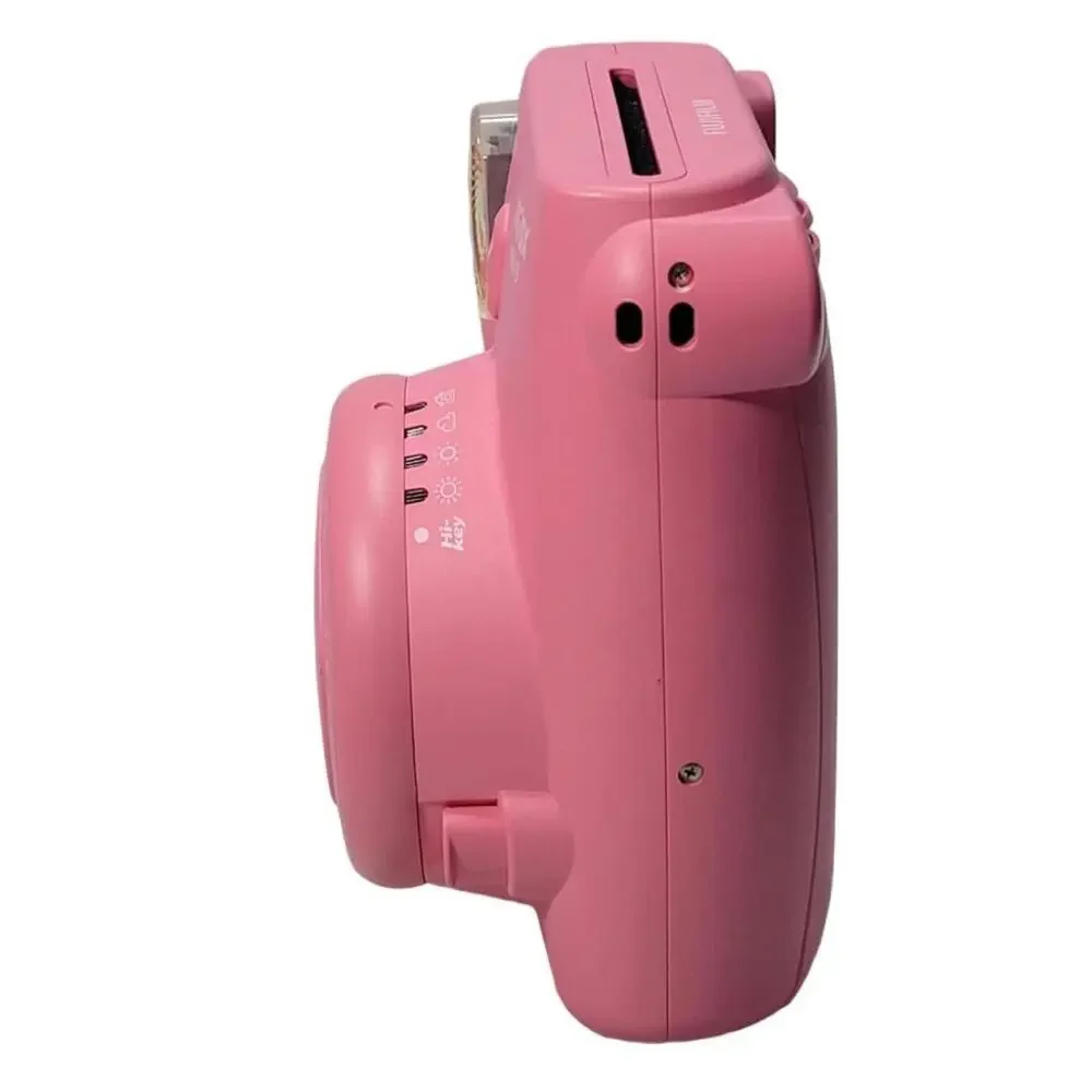 Fujifilm Instax Mini 9 Flamingo Pink Instant Camera No Battery Cover TESTED